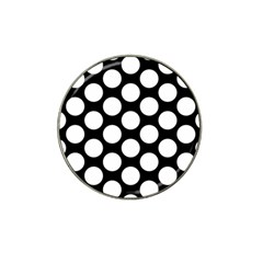 Black And White Polkadot Golf Ball Marker 4 Pack (for Hat Clip) by Zandiepants