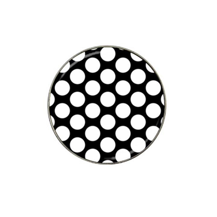 Black And White Polkadot Golf Ball Marker 10 Pack (for Hat Clip)