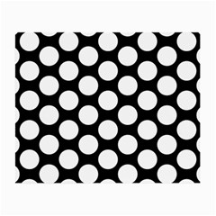 Black And White Polkadot Glasses Cloth (small) by Zandiepants