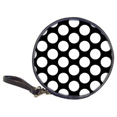 Black And White Polkadot Cd Wallet by Zandiepants