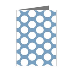 Blue Polkadot Mini Greeting Card