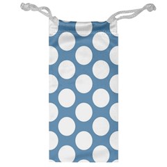 Blue Polkadot Jewelry Bag by Zandiepants