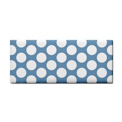 Blue Polkadot Hand Towel by Zandiepants