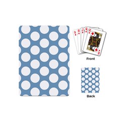 Blue Polkadot Playing Cards (mini) by Zandiepants