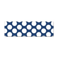 Dark Blue Polkadot Bumper Sticker 10 Pack by Zandiepants