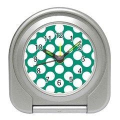 Emerald Green Polkadot Desk Alarm Clock by Zandiepants