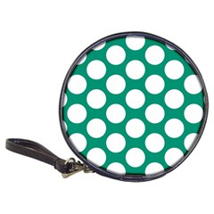 Emerald Green Polkadot Cd Wallet by Zandiepants