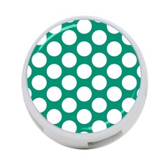 Emerald Green Polkadot 4-port Usb Hub (two Sides) by Zandiepants