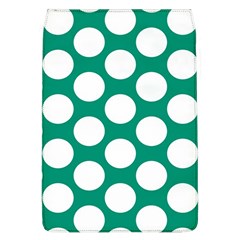 Emerald Green Polkadot Removable Flap Cover (large) by Zandiepants