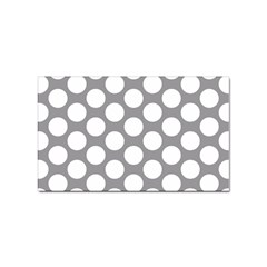 Grey Polkadot Sticker 10 Pack (rectangle) by Zandiepants