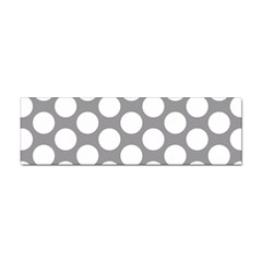 Grey Polkadot Bumper Sticker 10 Pack by Zandiepants