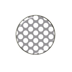 Grey Polkadot Golf Ball Marker 10 Pack (for Hat Clip) by Zandiepants