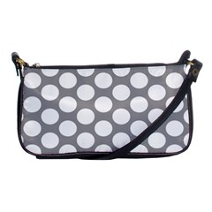 Grey Polkadot Evening Bag by Zandiepants