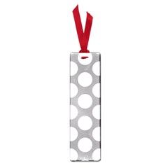 Grey Polkadot Small Bookmark by Zandiepants