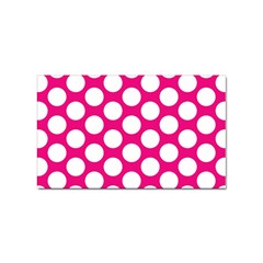 Pink Polkadot Sticker 100 Pack (rectangle) by Zandiepants