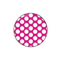 Pink Polkadot Golf Ball Marker (for Hat Clip) by Zandiepants