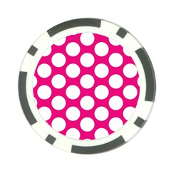 Pink Polkadot Poker Chip by Zandiepants