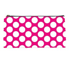 Pink Polkadot Pencil Case by Zandiepants