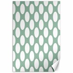 Jade Green Polkadot Canvas 24  x 36  (Unframed) 23.35 x34.74  Canvas - 1