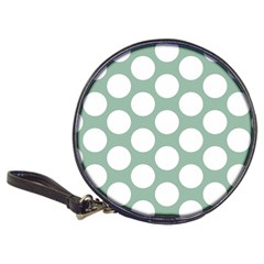 Jade Green Polkadot Cd Wallet by Zandiepants