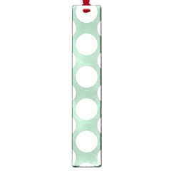 Jade Green Polkadot Large Bookmark by Zandiepants