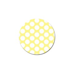 Yellow Polkadot Golf Ball Marker 4 Pack by Zandiepants