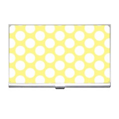 Yellow Polkadot Business Card Holder by Zandiepants