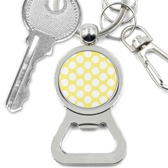 Yellow Polkadot Bottle Opener Key Chain by Zandiepants