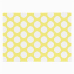 Yellow Polkadot Glasses Cloth (large) by Zandiepants