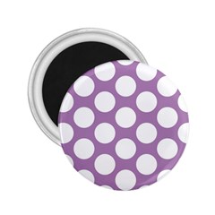 Lilac Polkadot 2 25  Button Magnet by Zandiepants