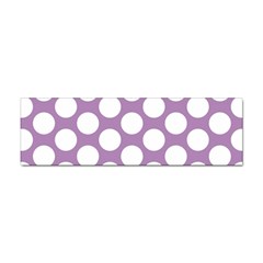 Lilac Polkadot Bumper Sticker by Zandiepants