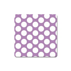 Lilac Polkadot Magnet (square)