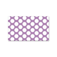 Lilac Polkadot Sticker 10 Pack (rectangle) by Zandiepants