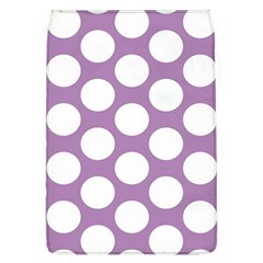 Lilac Polkadot Removable Flap Cover (large) by Zandiepants