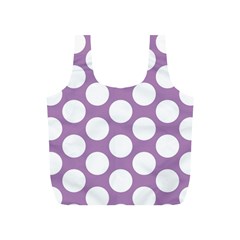 Lilac Polkadot Reusable Bag (s) by Zandiepants