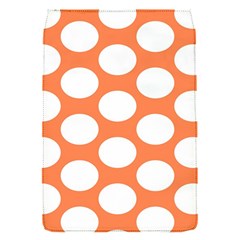 Orange Polkadot Removable Flap Cover (small) by Zandiepants