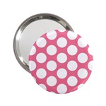 Pink Polkadot Handbag Mirror (2.25 ) Front