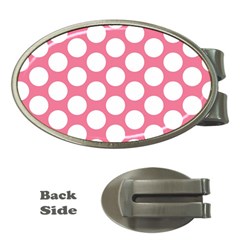 Pink Polkadot Money Clip (oval) by Zandiepants