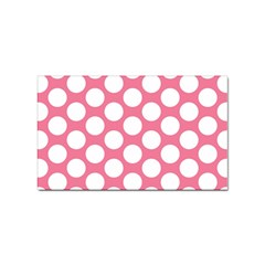 Pink Polkadot Sticker 10 Pack (rectangle) by Zandiepants