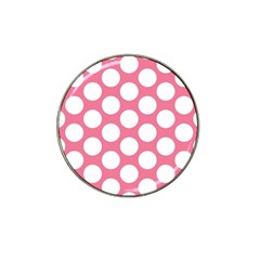 Pink Polkadot Golf Ball Marker (for Hat Clip) by Zandiepants