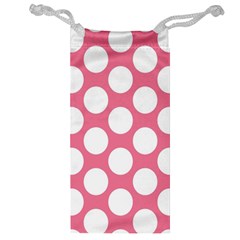 Pink Polkadot Jewelry Bag by Zandiepants