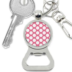 Pink Polkadot Bottle Opener Key Chain by Zandiepants