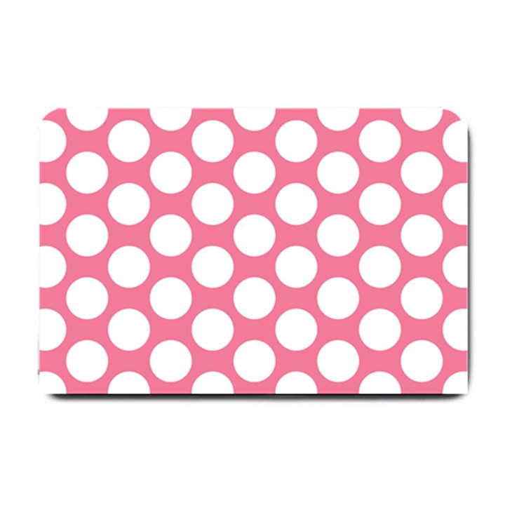 Pink Polkadot Small Door Mat