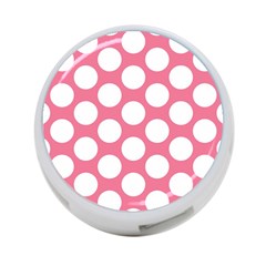 Pink Polkadot 4-port Usb Hub (one Side) by Zandiepants