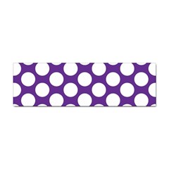 Purple Polkadot Bumper Sticker