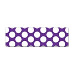 Purple Polkadot Bumper Sticker Front