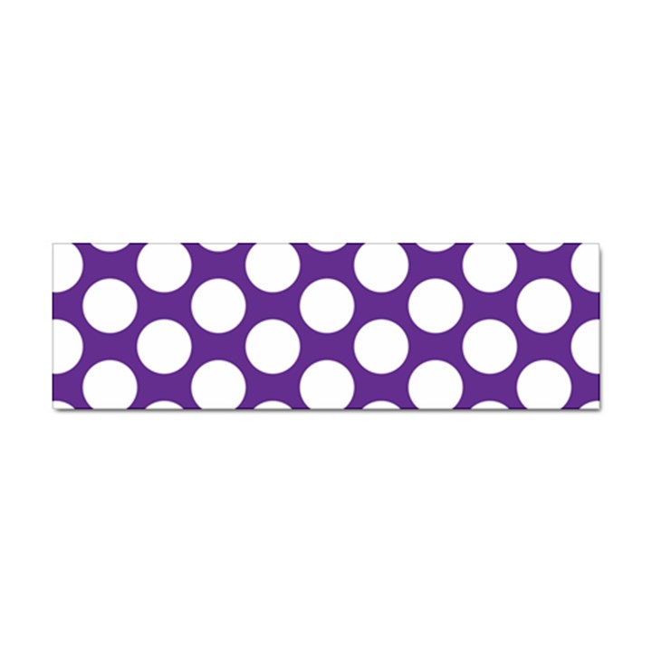 Purple Polkadot Bumper Sticker