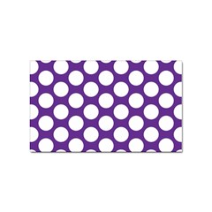 Purple Polkadot Sticker 10 Pack (rectangle) by Zandiepants