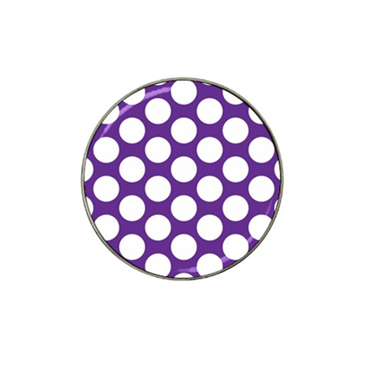 Purple Polkadot Golf Ball Marker (for Hat Clip)