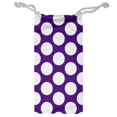 Purple Polkadot Jewelry Bag by Zandiepants